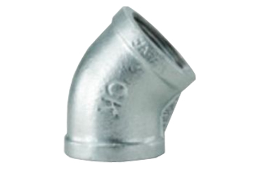 シーケー金属 CK コート継手45°エルボ (L)(バンド付)